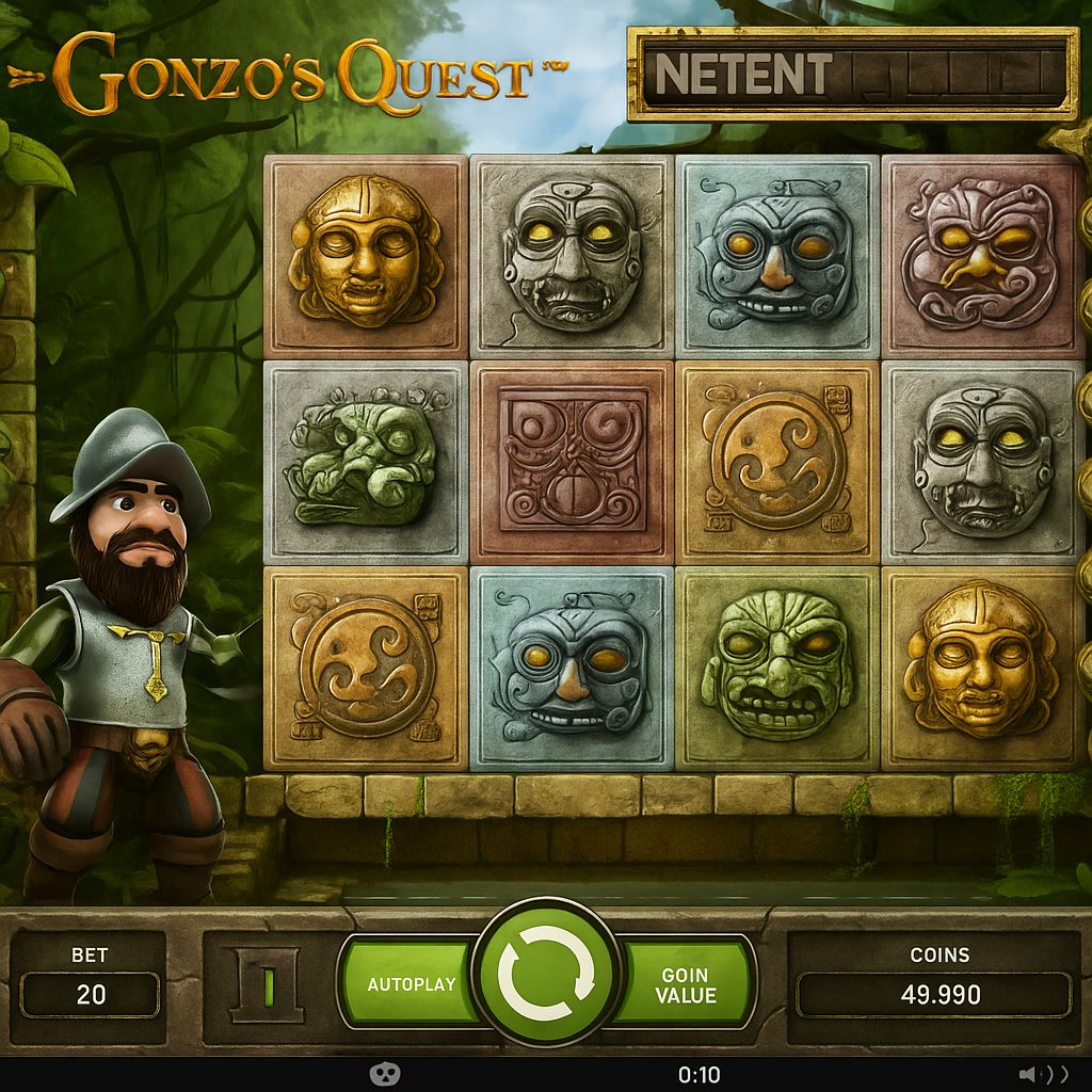 WinZoria - Gonzo's Quest Slot Game - Betsoft