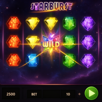 WinZoria - Starburst Slot Game - Expanding Wilds